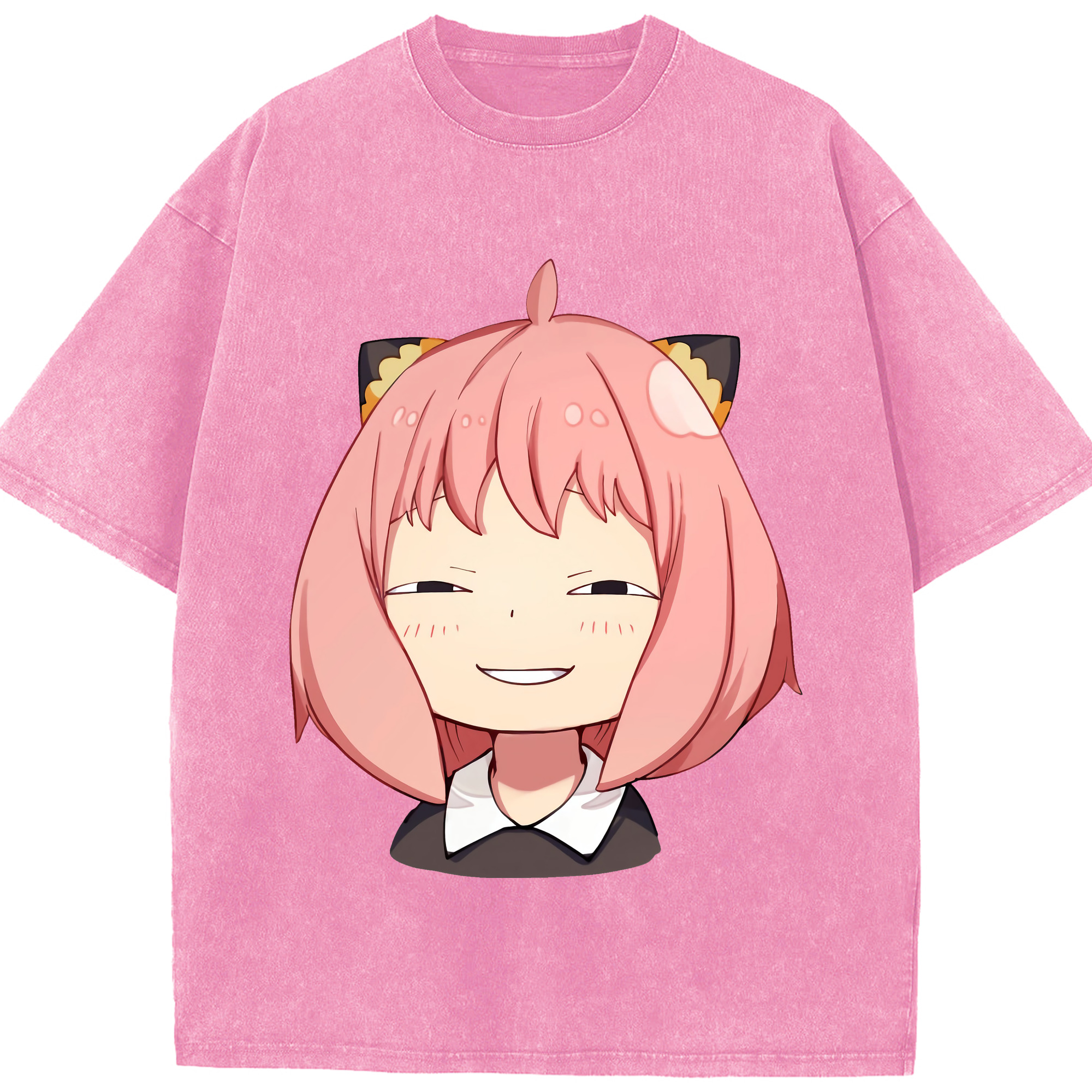 （画像用） SPY×FAMILY间谍家家酒 綿100% ヴィンテージ風 半袖Tシャツ（フロントプリント）